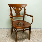 Thonet treitud esijalgadega tugitool nr. 221. Ca 1890 a.